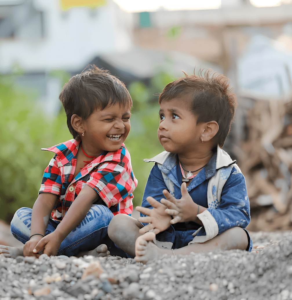 Community volunteers working together